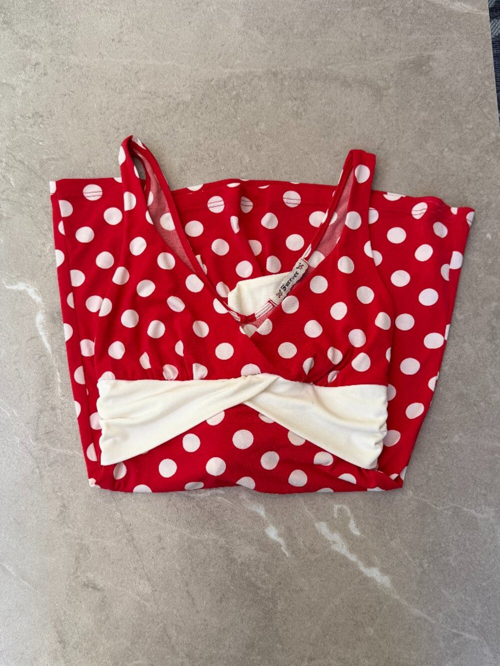 Vintage Y2K Retro Polka Dot Mini DressForever 21 Dead Stock NWT - Picture 5 of 6